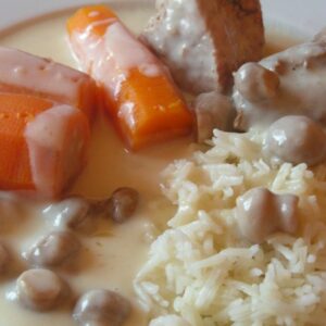 Blanquette de veau à l'ancienne  250 g