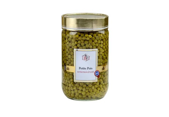 Petits pois extra-fins à l'étuvée   72 cl