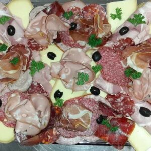 Plateau raclette (charcuterie + fromage)