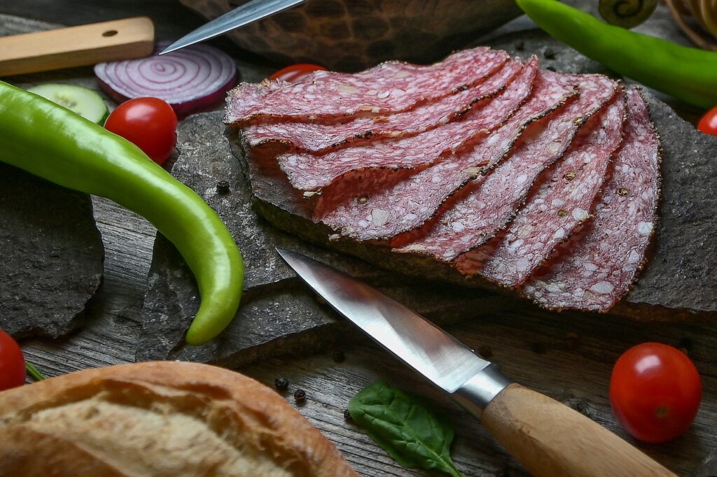 Saucisson sec le pavé aux épices et piment Maison Loste   250 g