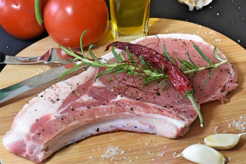 Côte de porc filet  200 g