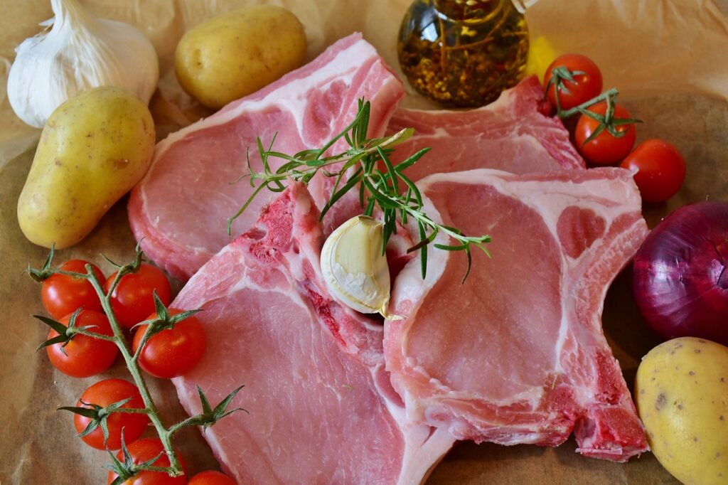 Côte de porc échine  200 g