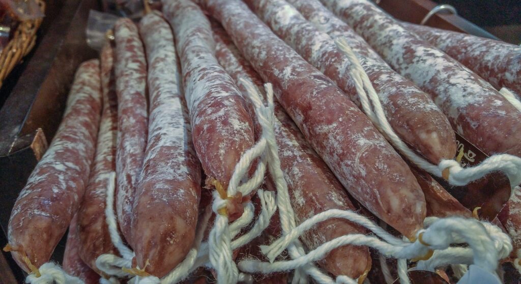 Saucisson sec aux cèpes - Maison Loste  250 g