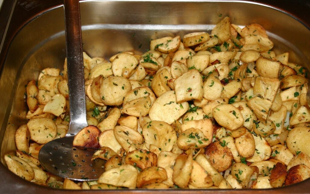 Pommes de terre grenaille ail et fines herbes  200 g