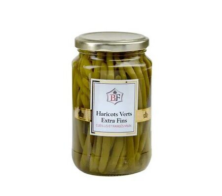Haricots verts extra-fins cueillis et rangés mains   37 cl