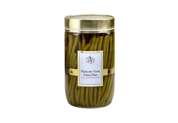 Haricots verts extra-fins cueillis et rangés mains   72 cl