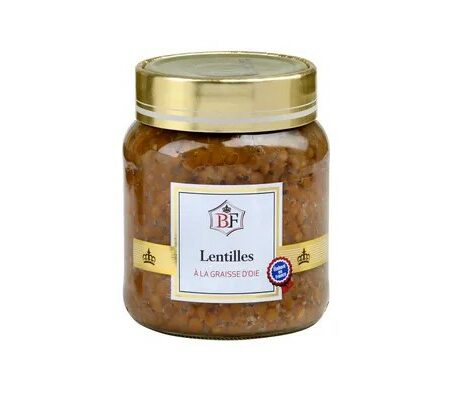 Lentilles à la graisse d'oie   37 cl