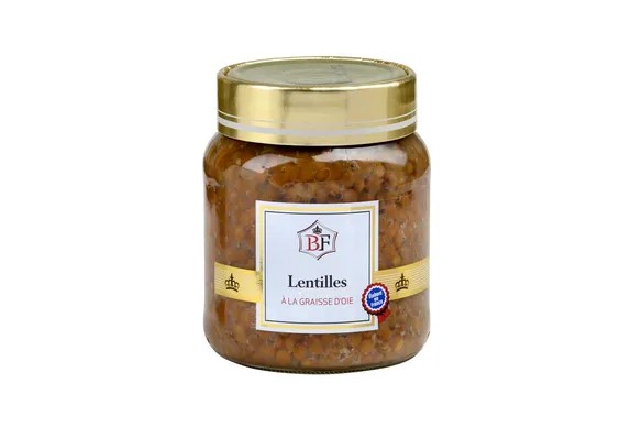 Lentilles à la graisse d'oie   37 cl