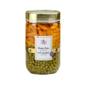 Petits pois extra-fins et carottes à l'étuvée   72 cl