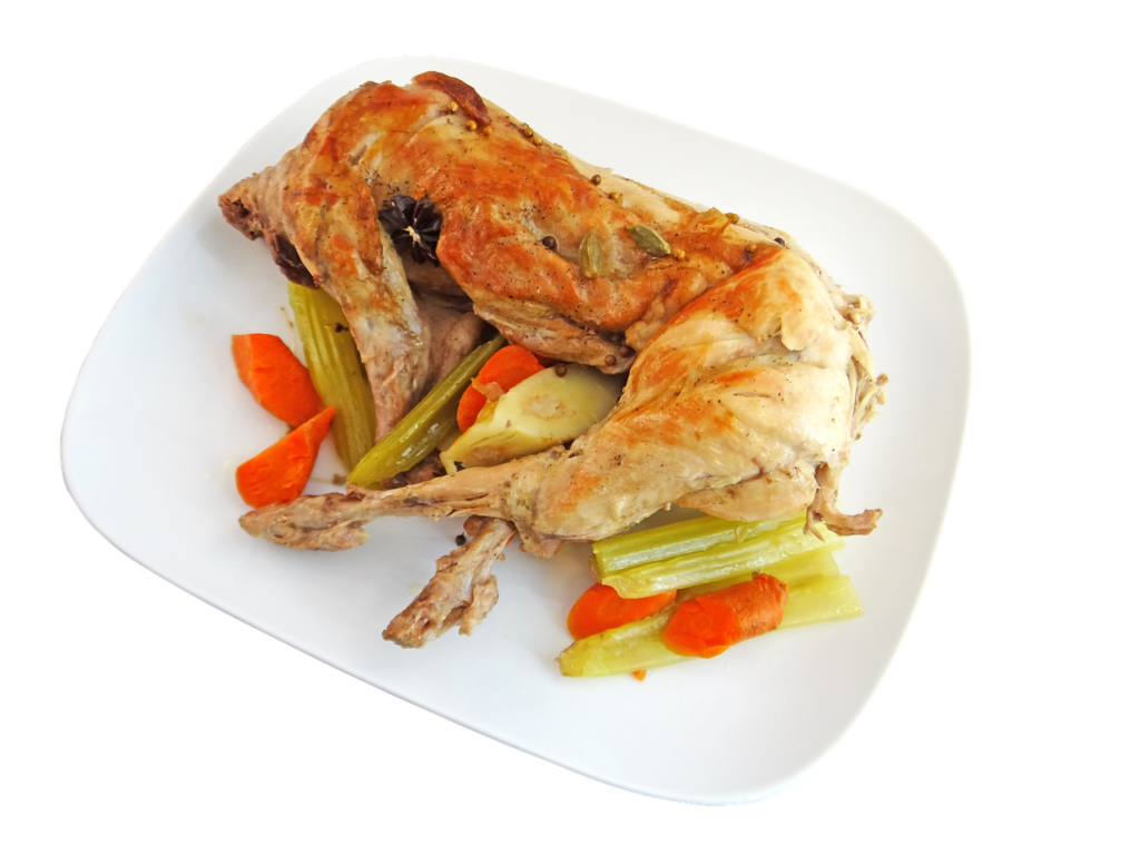 Lapin sauce chasseur 1 part