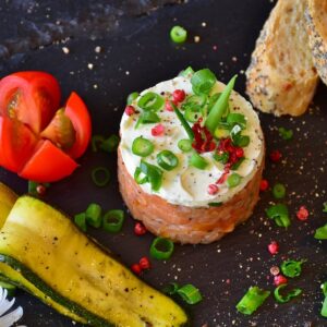 Coquille ou médaillon de saumon en Bellevue  pièce