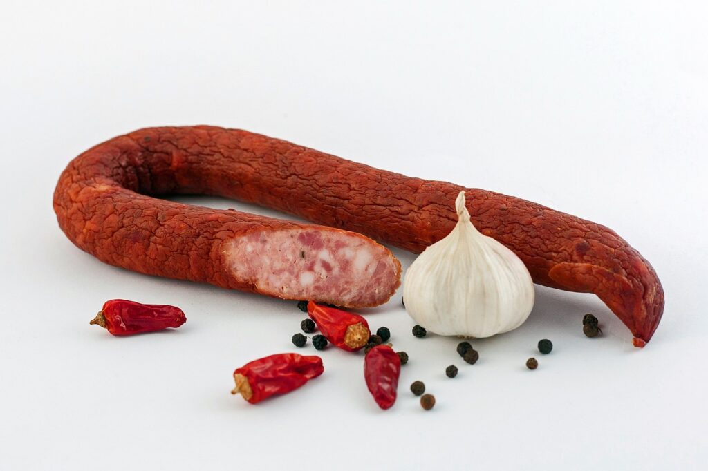 Saucisson à l'ail blanc - Morceau  200 g